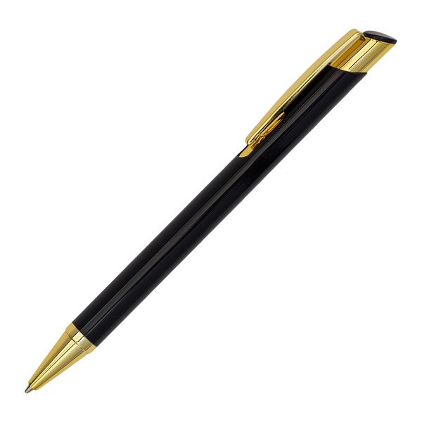 Długopis aluminiowy Lindi, czarny-3100229
