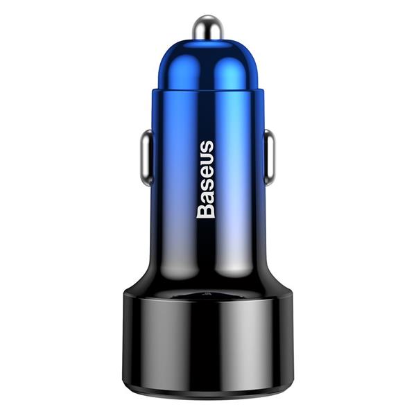 Baseus ładowarka samochodowa Magic PPS QC 3.0+ USB + PD niebieska 45W-1190998