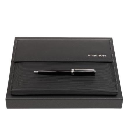 Zestaw upominkowy HUGO BOSS długopis i teczka A5 - HDM210A + HSN2544A-2982285