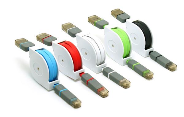 Zwijany kabel USB do transferu danych
