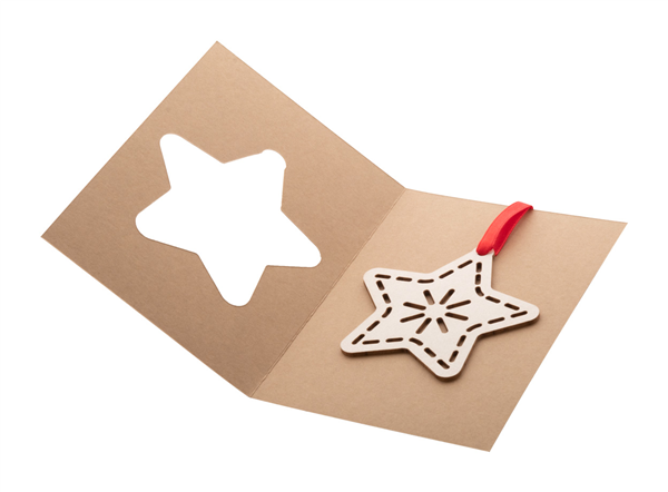 karta/kartka świąteczna - gwiazda TreeCard Eco-2596077