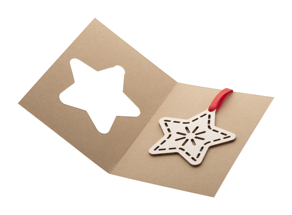 karta/kartka świąteczna - gwiazda TreeCard Eco-1723230