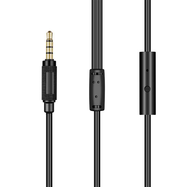 XO Słuchawki przewodowe S32 jack 3,5mm czarne nauszne-1580953