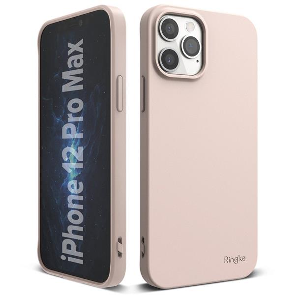 Ringke Air S ultracienkie żelowe etui pokrowiec iPhone 12 Pro Max różowy (ADAP0032)-2168335