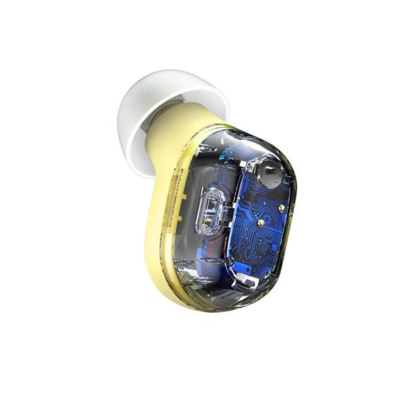Baseus słuchawki Bluetooth Encok TWS WM01 żółte-3026646