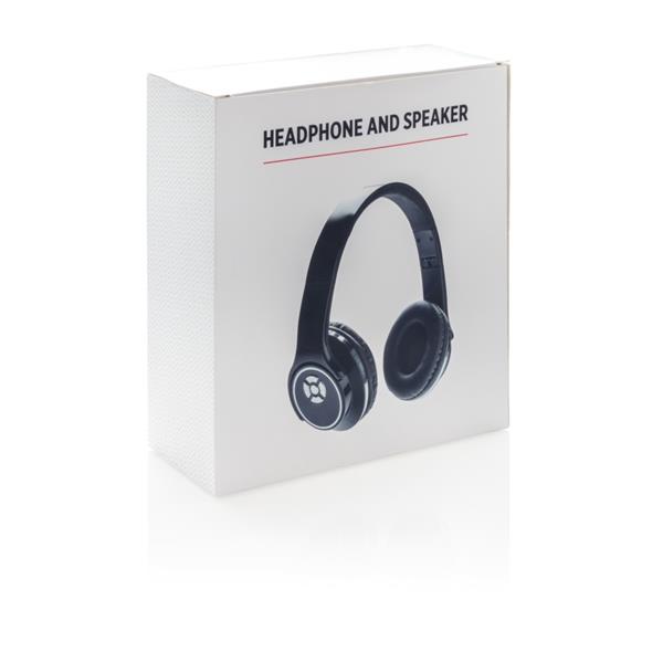 Bezprzewodowe słuchawki nauszne, głośnik bezprzewodowy 6W-1654033