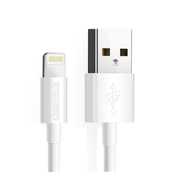 Choetech kabel przewód MFI USB - Lightning 1,2m biały (IP0026 white)-2218443