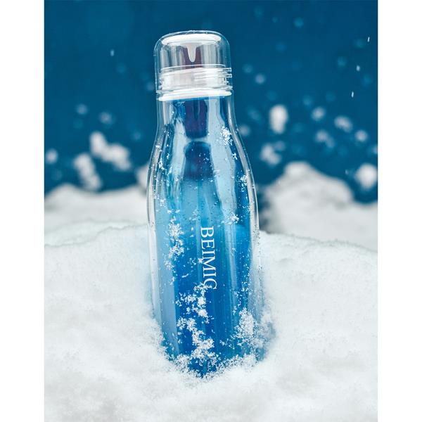 Butelka szklana z osłoną Smart 520 ml, niebieski-2015417
