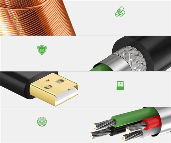 Ugreen kabel aktywny przedłużacz USB 2.0 480 Mbps 5 m czarny (US121 10319)-2169761