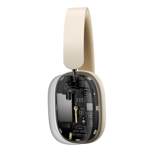 Baseus Bowie H1 słuchawki bezprzewodowe Bluetooth 5.2 ANC biały (NGTW230002)-2404085