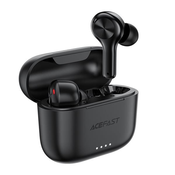 Acefast dokanałowe słuchawki bezprzewodowe TWS Bluetooth 5.0 wodoodporne IPX6 czarny (T1 black)-2270450