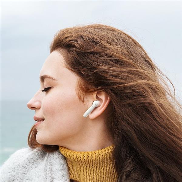 Ugreen HiTune T2 ENC dokanałowe wodoodporne bezprzewodowe słuchawki Bluetooth 5.0 biały (WS105)-2205720