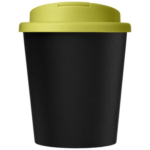 Kubek Americano® Espresso Eco z recyklingu o pojemności 250 ml z pokrywą odporną na zalanie -2338870