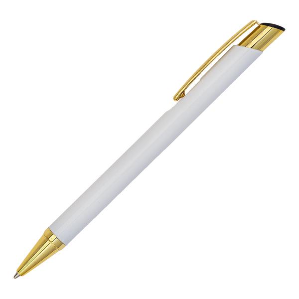Długopis aluminiowy Lindi, biały-3100232