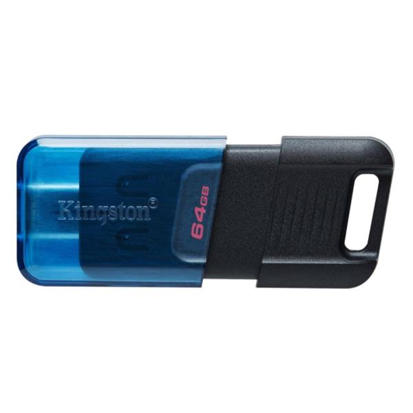 Kingston pendrive DataTraveler 80M USB-C 200MB/s 64GB czarno-niebieski-3014838