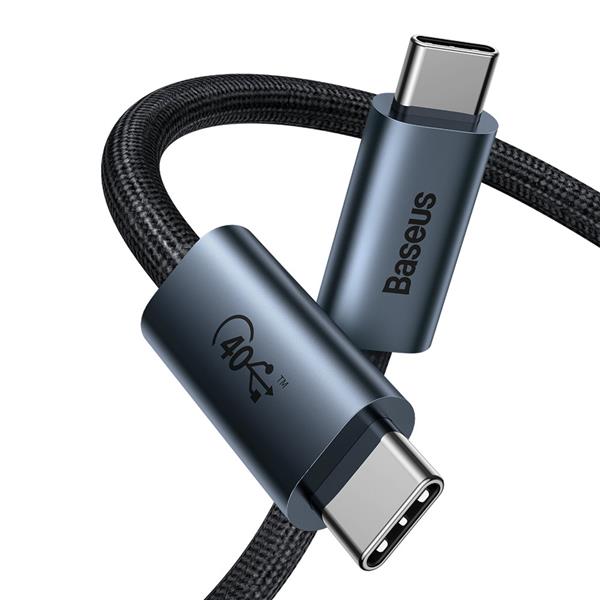 Baseus Flash Series kabel USB4 40Gbps USB Typ C - USB Typ C wideo 8K 60Hz 100W szary (CASS010014)-2240954