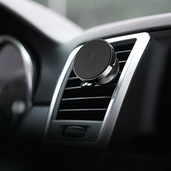 Baseus Small Ears Series magnetyczny uchwyt samochodowy na nawiew kratkę wentylacyjną czarny (SUER-A01)-2138542