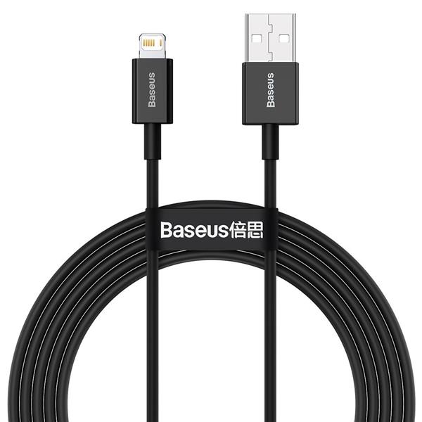 Baseus kabel Superior USB - Lightning 2,0 m 2,4A czarny-3006953