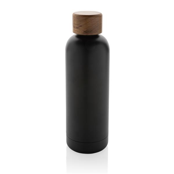Butelka termiczna 500 ml Wood, stal nierdzewna z recyklingu-3087207