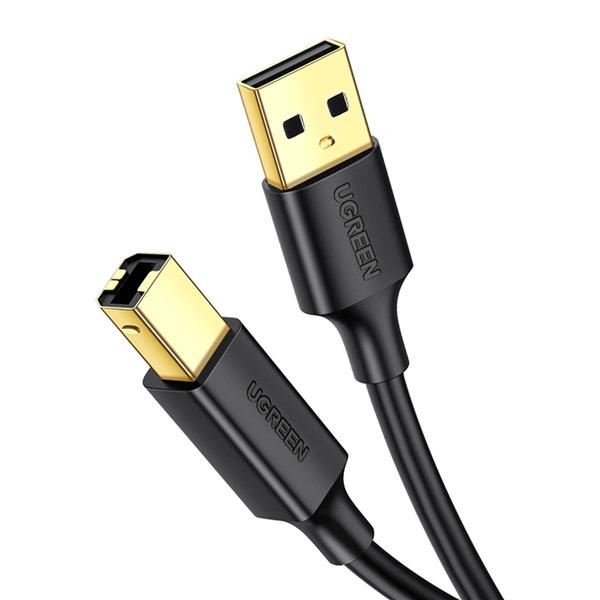 Ugreen kabel przewód do drukarki USB-A - USB-B 480Mb/s 5m czarny (US135)-2964409