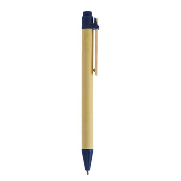 Długopis tekturowy z drewnianym klipsem-1917922