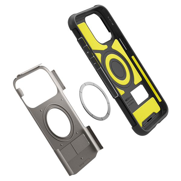 Spigen Tough Armor MagSafe, metal slate - iPhone 15 Pro-3139259