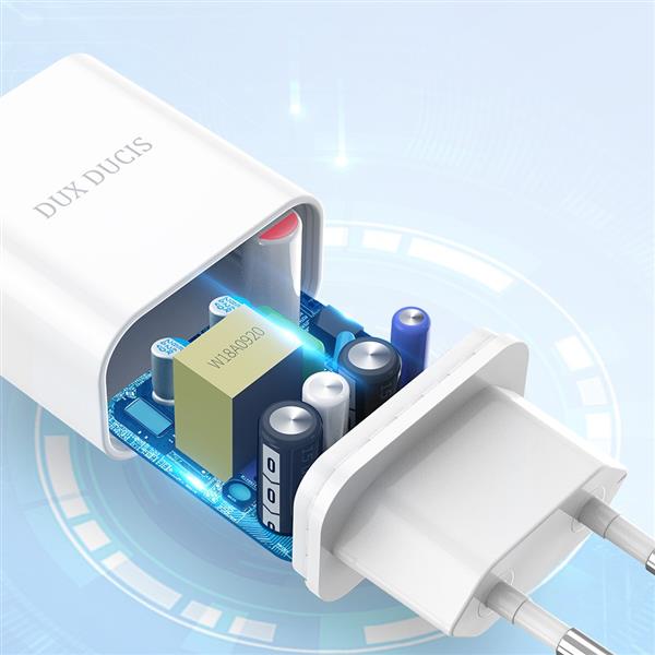 Dux Ducis szybka ładowarka sieciowa USB Typ C 20 W Power Delivery biały-2178316