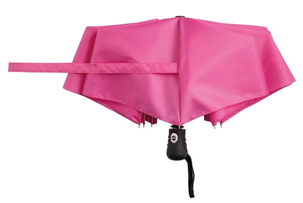 Automatyczny, wiatroodporny, kieszonkowy parasol BORA, ciemnoróżowy-2942210