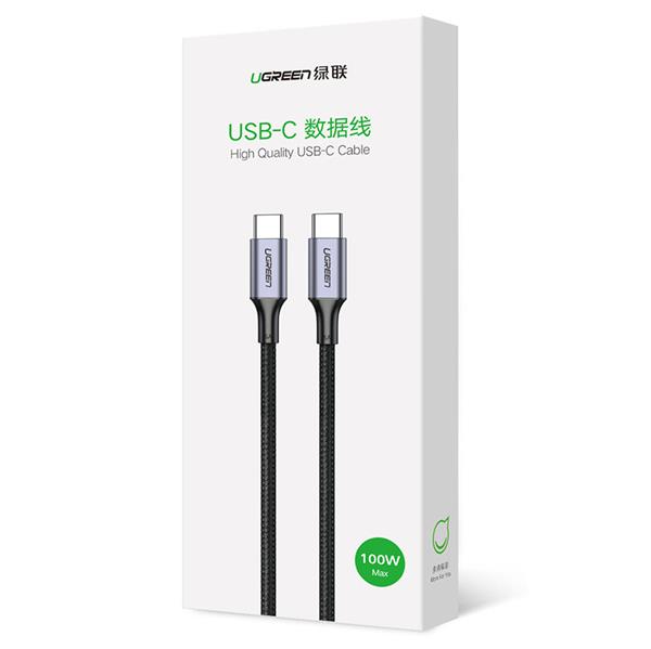 Ugreen kabel przewód USB Typ C - USB Typ C Power Delivery 100W Quick Charge FCP 5A 3m szary (90120 US316)-3103109