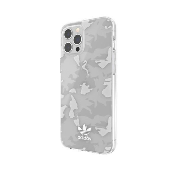 Etui Adidas OR SnapCase Camo na iPhone 12 Pro Max przezroczysty/biały 43706-2284586