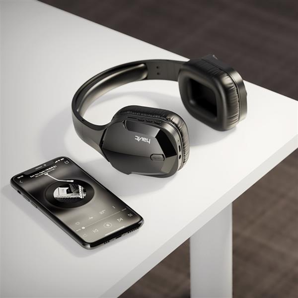 HAVIT słuchawki Bluetooth H610BT nauszne czarne-3037345