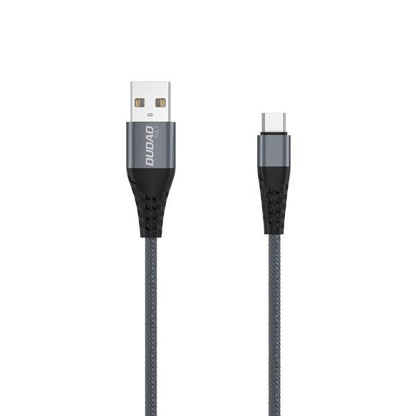 Dudao kabel przewód USB – USB Typ C 6A 1 m szary (TGL1T)-2282474