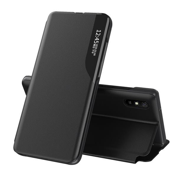 Eco Leather View Case elegancki futerał etui z klapką i funkcją podstawki Xiaomi Poco X3 NFC / Poco X3 Pro czarny-2176078
