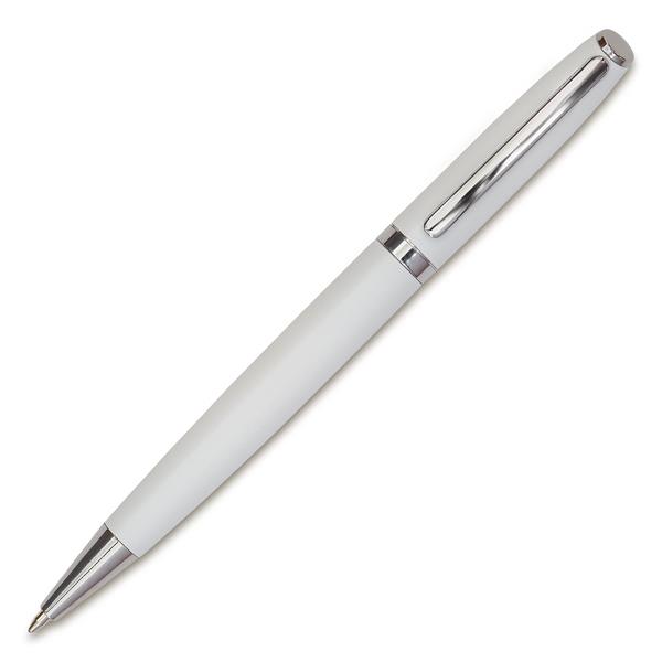 Długopis aluminiowy Trail, biały-2650972