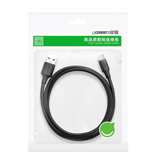 Ugreen kabel przewód USB - USB Typ C 480 Mbps 3 A 1,5 m czarny (US287 60117)-2170566