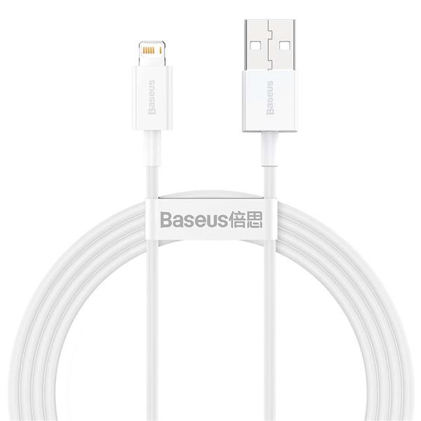 Baseus kabel Superior USB - Lightning 1,5 m 2,4A biały-2071899