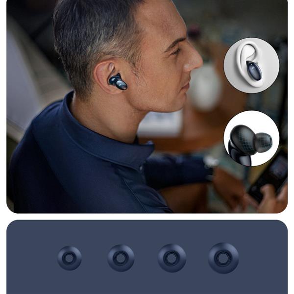Ugreen dokanałowe słuchawki bezprzewodowe TWS Bluetooth 5.0 wodoodporne IPX5 aptX niebieski (WS108 50648)-2201558