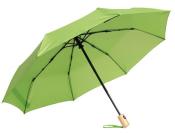 Automatyczny, wiatroodporny parasol kieszonkowy CALYPSO, jasnozielony