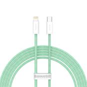 Baseus Dynamic kabel USB Typ C - Lightning Power Delivery 20W 2m zielony (CALD000106)