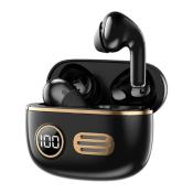 Remax dokanałowe słuchawki bezprzewodowe, Retro True TWS Music Earbuds, czarny (TWS-39)