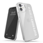 Etui SuperDry Snap na iPhone 12 mini Clear Case - białe 42593