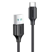 Joyroom kabel do ładowania / transmisji danych USB - USB Typ C 3A 0,25 m czarny (S-UC027A9)