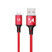 Wozinsky kabel przewód USB - Lightning 2,4A 2m czerwony (WUC-L2R)