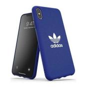 Etui Adidas Moulded Case CANVAS na iPhone Xs Max - niebieskie 34960