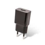 Ładowarka sieciowa Setty USB 1A czarna + kabel microUSB 1A 1m czarny