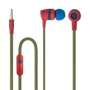 Forever słuchawki przewodowe JSE-200 dokanałowe jack 3,5mm zielone casual