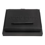 Zestaw upominkowy HUGO BOSS długopis i teczka A5 - HSM2764A + HTM209A