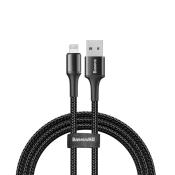 Baseus kabel Halo USB - Lightning 1,0 m 2,4A czarny