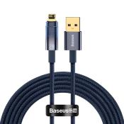Baseus Explorer Series kabel przewód USB – Lightning 2.4A 2m niebieski (CATS000503)