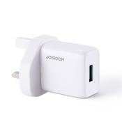 Joyroom ładowarka sieciowa USB 2,1 A wtyczka UK biała (L-1A101)